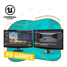 Unreal Engine 4. Игровой движок - КИБЕРшкола программирования для детей, компьютерные курсы для школьников, начинающих и подростков - KIBERone г. Фили-Давыдково