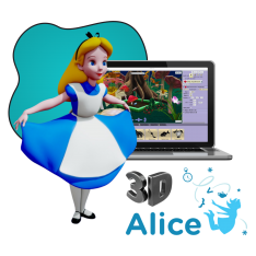 Alice 3d - КИБЕРшкола программирования для детей, компьютерные курсы для школьников, начинающих и подростков - KIBERone г. Фили-Давыдково
