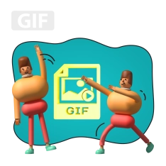 Gif-анимация - КИБЕРшкола программирования для детей, компьютерные курсы для школьников, начинающих и подростков - KIBERone г. Фили-Давыдково