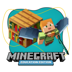 Minecraft Education - КИБЕРшкола программирования для детей, компьютерные курсы для школьников, начинающих и подростков - KIBERone г. Фили-Давыдково