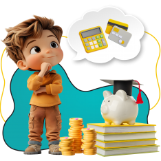 Финансовый интеллект вместе KIBERone - КИБЕРшкола программирования для детей, компьютерные курсы для школьников, начинающих и подростков - KIBERone г. Фили-Давыдково