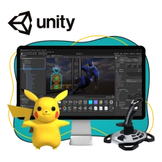 Мир игр на Unity 2D на популярном движке + AI-помощники - КИБЕРшкола программирования для детей, компьютерные курсы для школьников, начинающих и подростков - KIBERone г. Фили-Давыдково