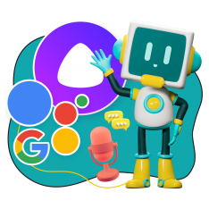 Голосовой помощник Алиса - КИБЕРшкола программирования для детей, компьютерные курсы для школьников, начинающих и подростков - KIBERone г. Фили-Давыдково