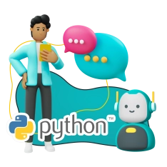 Умный чат-бот на Python на Telegram - КИБЕРшкола программирования для детей, компьютерные курсы для школьников, начинающих и подростков - KIBERone г. Фили-Давыдково