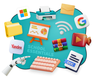 Цифровая база для школьника - КИБЕРшкола программирования для детей, компьютерные курсы для школьников, начинающих и подростков - KIBERone г. Фили-Давыдково